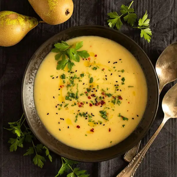 Creamy Pear and Parsnip Soup