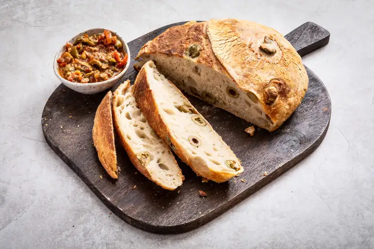 Dirty Martini Sourdough With Olive Dipping Oil Recipe