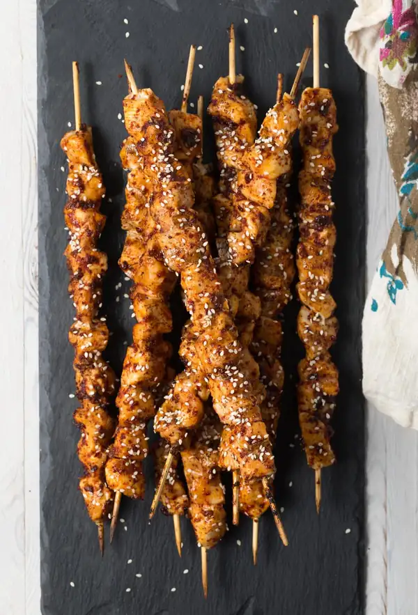 Korean Chicken Skewers Recipe