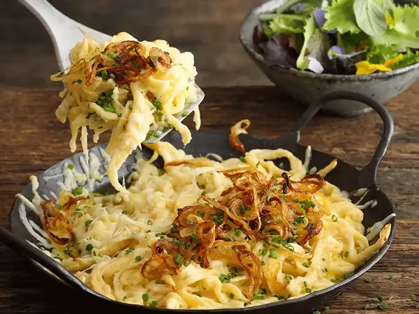 spaetzle de queso Allgäu
