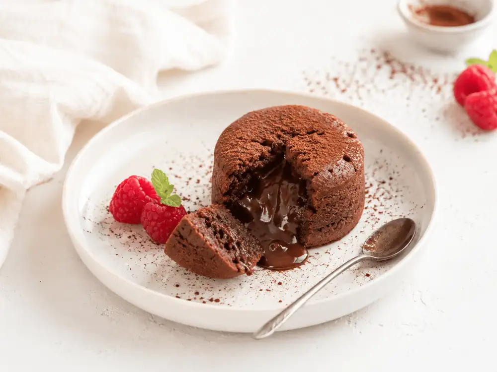 Chocolate volcano