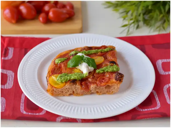 Pizza de tomate