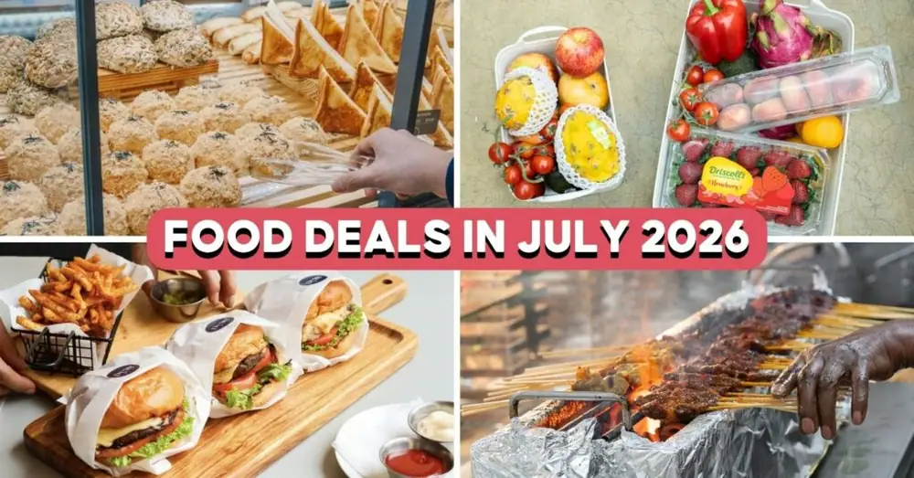 10 Food Deals In July 2026: 1-For-1 Buffets, Free BreadTalk Floss Bun And More