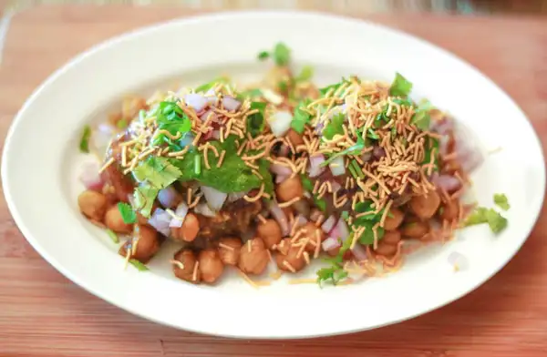 Chole Aloo Tikki Chaat Recipe - An Indian Street Food Snack Recipe