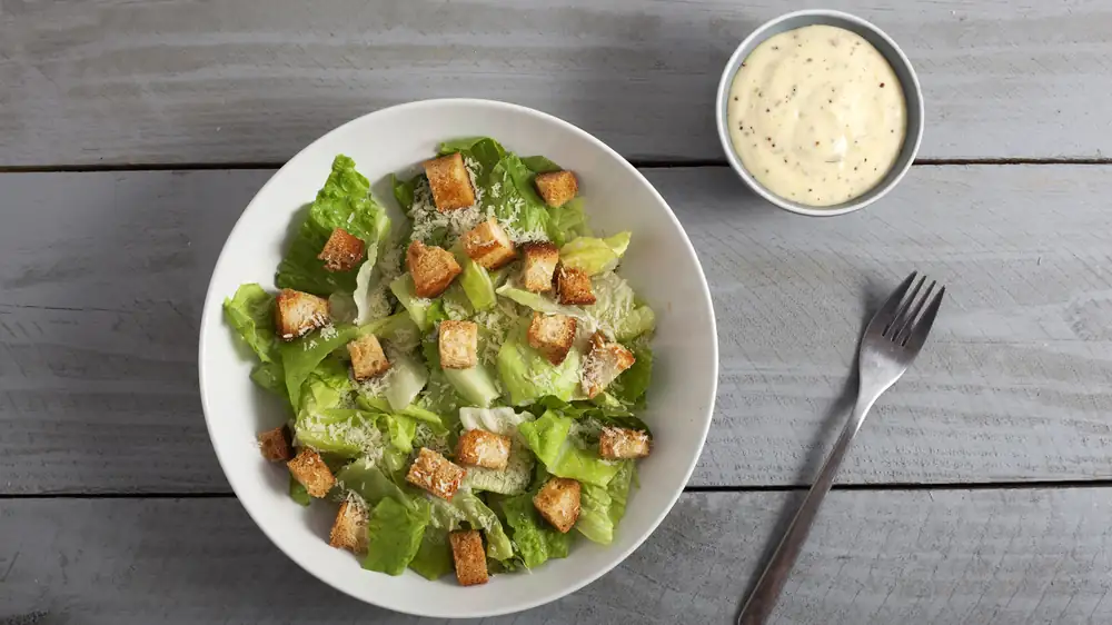 The shortcut to preparing Caesar dressing that is also vegan