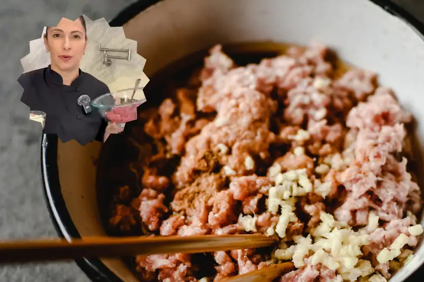 “Stop cooking the onion first and then the ground meat; it leaves it wet and boiled,” says a chef specializing in Greek cuisine