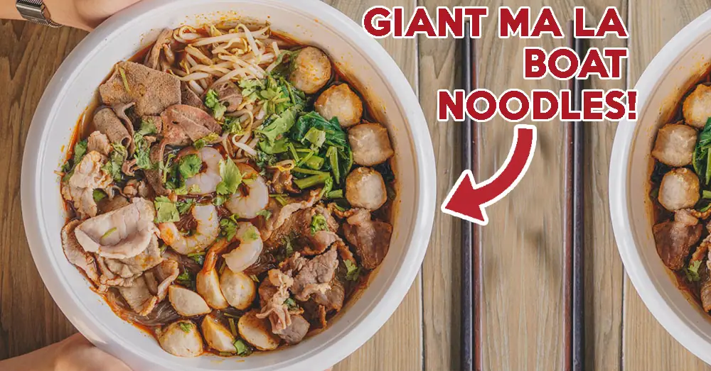 The Thai Society Review: Super Spicy XXL Ma La Boat Noodles That Is Not For The Faint-hearted