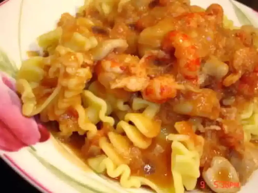 Recipe for squid and crayfish in the Armorican style