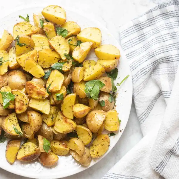 Butter Roasted Baby Gold Potatoes