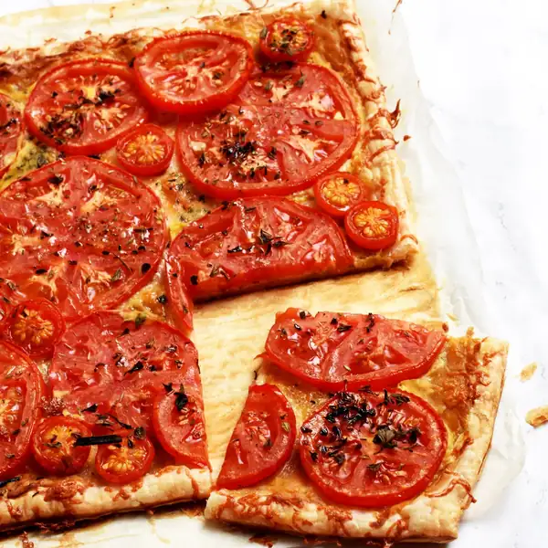 Tomato Trio and Dijon Mustard Tart