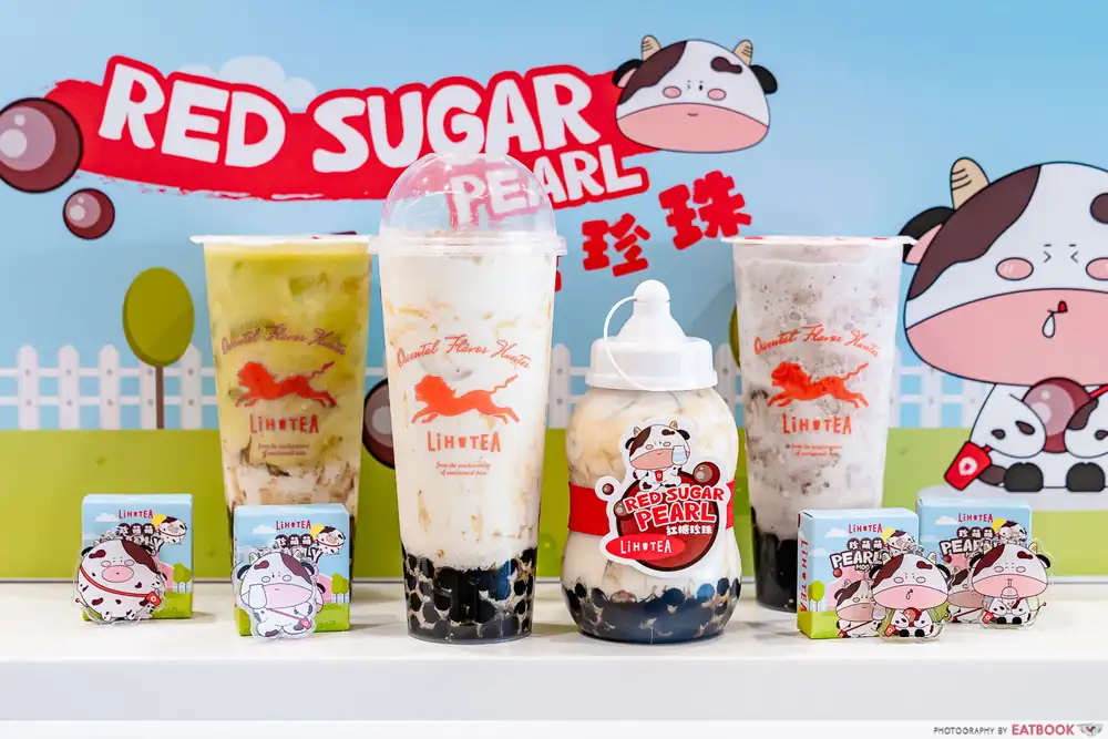 LiHO TEA lanza la serie de bebidas Red Sugar Pearl junto con adorables llaveros sorpresa.
