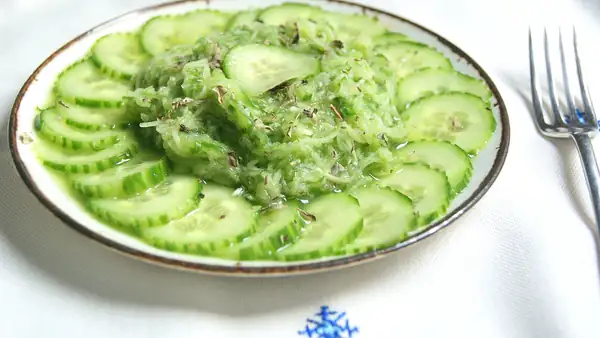 Armenian Cucumber Salad with Oregano