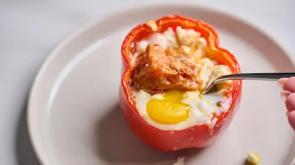 Receta de pimientos rellenos de shakshuka