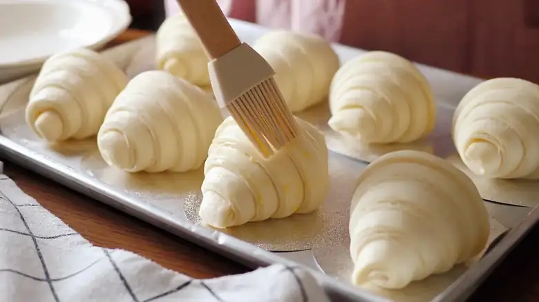 Yogurt can replace beaten eggs in baking.
