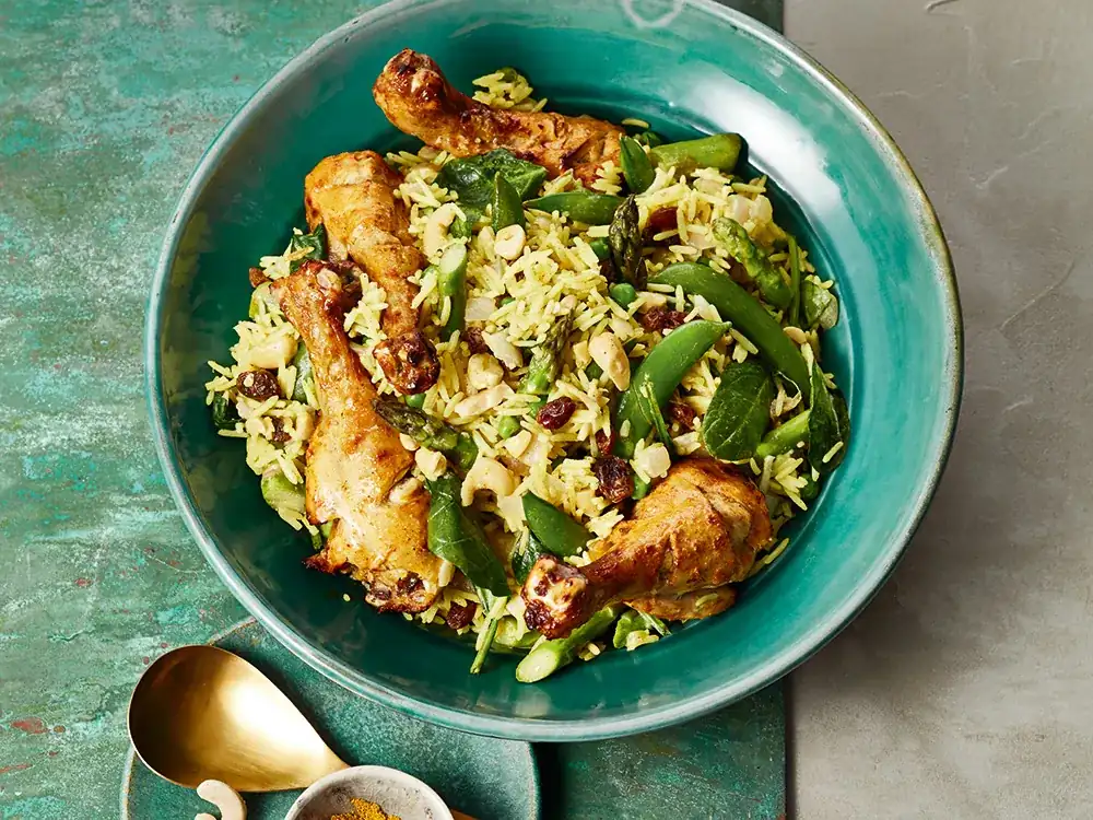 Chicken Biryani with vegetables