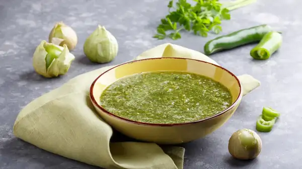 How to use wilted herbs in a homemade green sauce