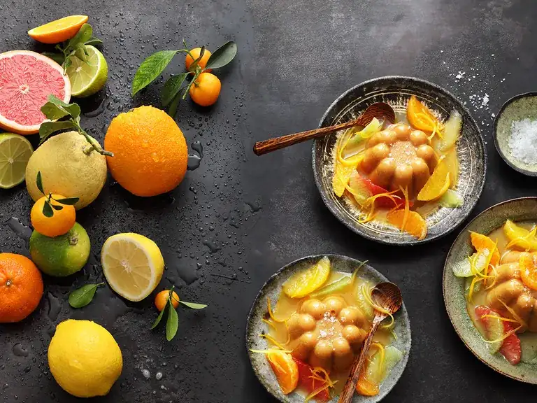 Lavender Posset (postre inglés de limón)