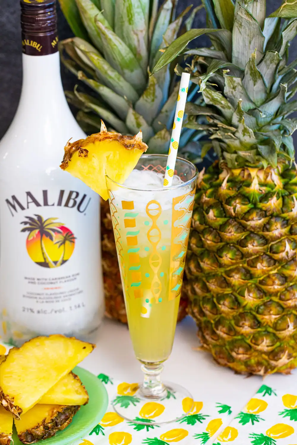 Malibu and Pineapple