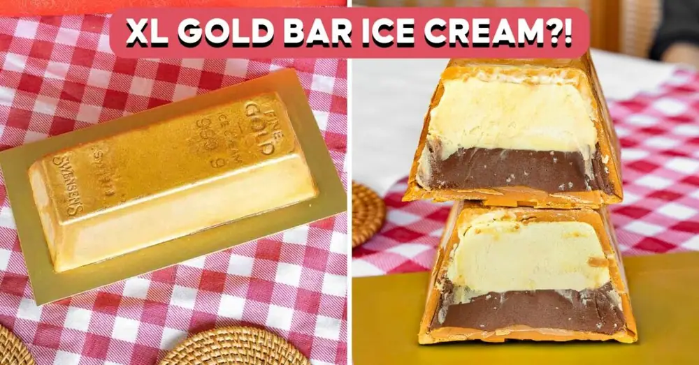 Swensen's lanza el pastel helado “Gold Bar” de 1 kg este Año Nuevo Chino para obtener más huat