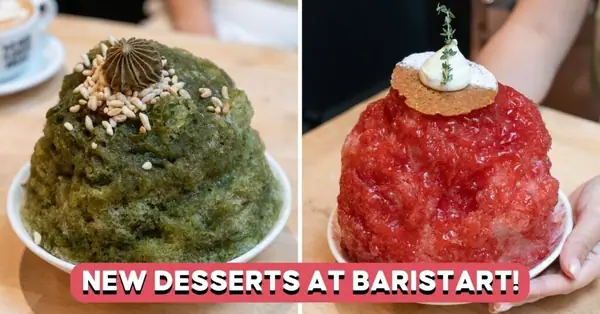 Baristart Has New Hojicha And Strawberry Kakigori