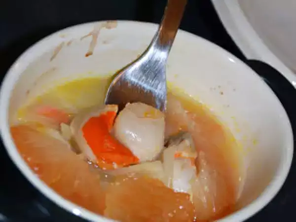 Receta de vieiras con hinojo confitado
