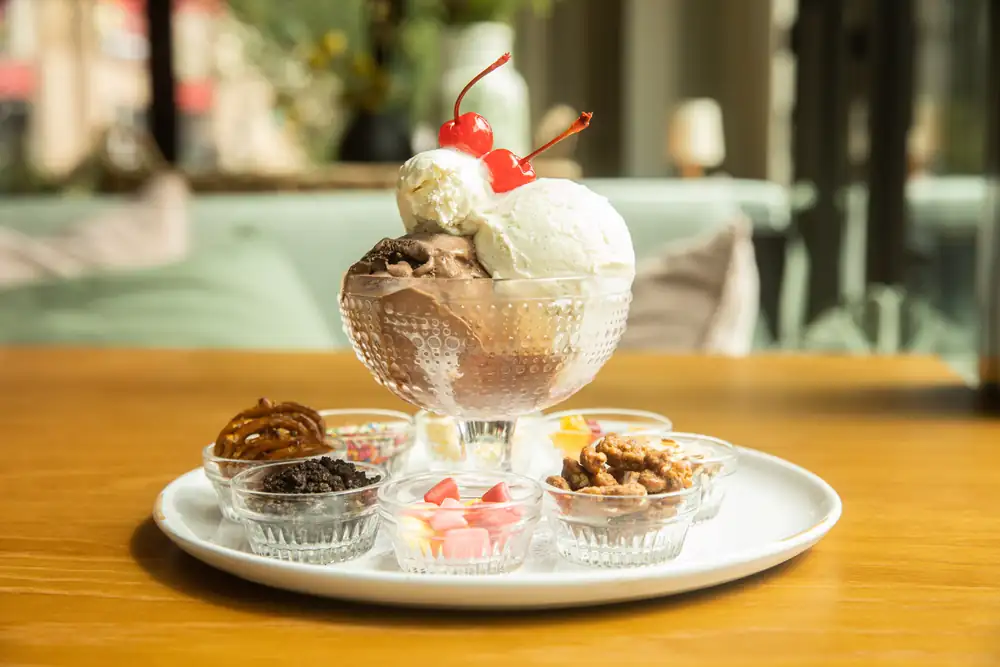 Evelyn’s Opens its Doors With Steak Tartare and Towering Sundaes