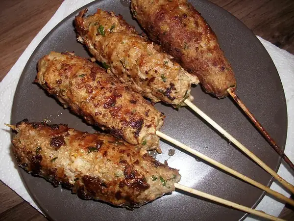 Kebab on a skewer
