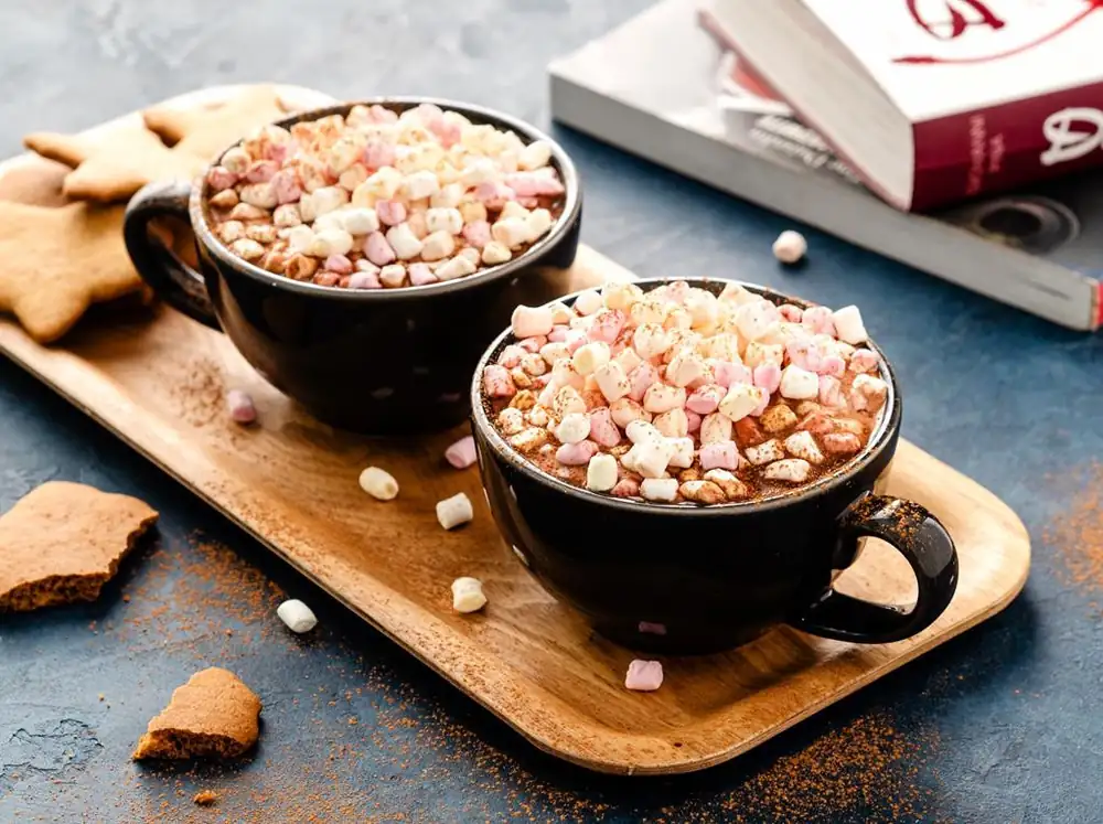 Hot chocolate with marshmallows