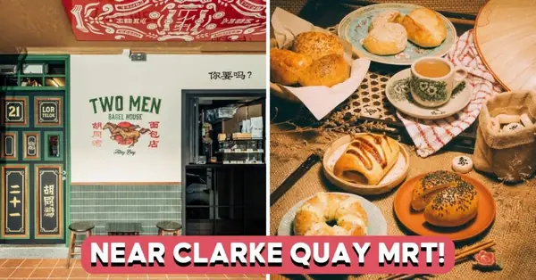 Two Men Bagel House Alley Bay: New Bakery In Boat Quay