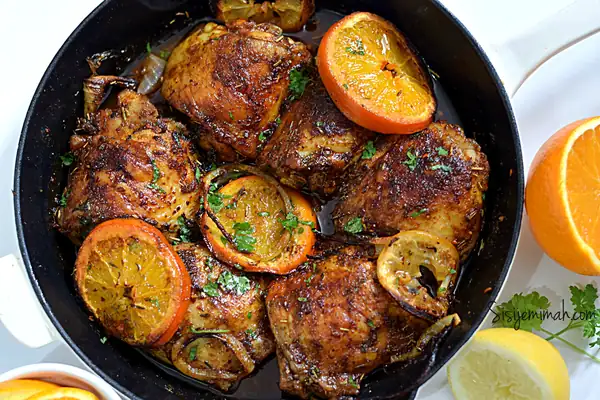 Citrus and Herb Oven Roasted Chicken