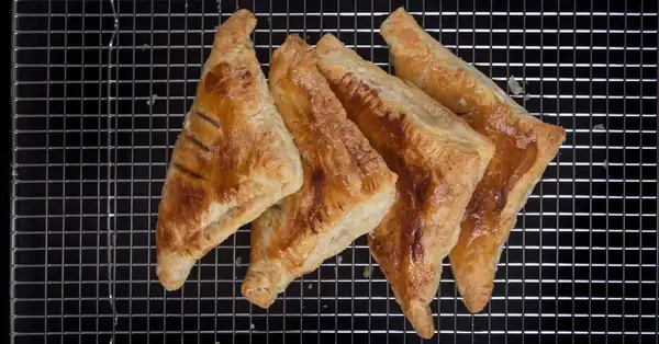 Easy 4-Ingredient Apple Turnovers (10-mins prep!) by Amy + Jacky