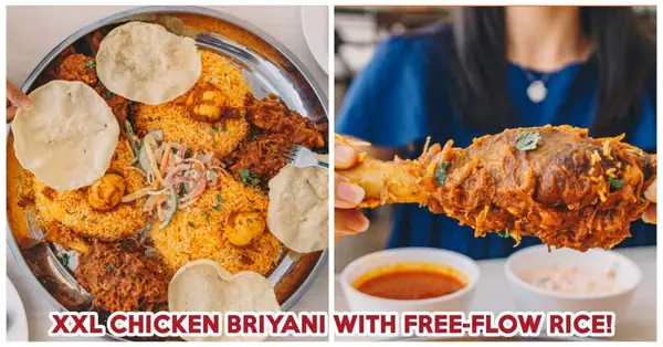 Papa’s Kitchen Review: XXL Nasi Briyani With Free-Flow Rice At Bencoolen