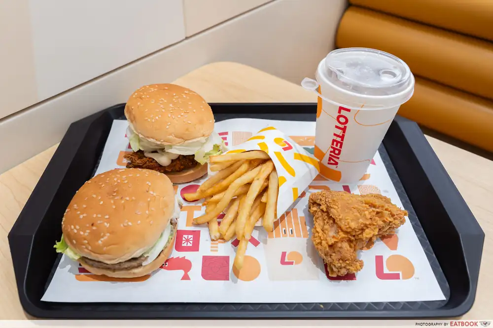 First Look At Lotteria Jurong Point: Famous K-Burgers, New Mango Bingsu And More