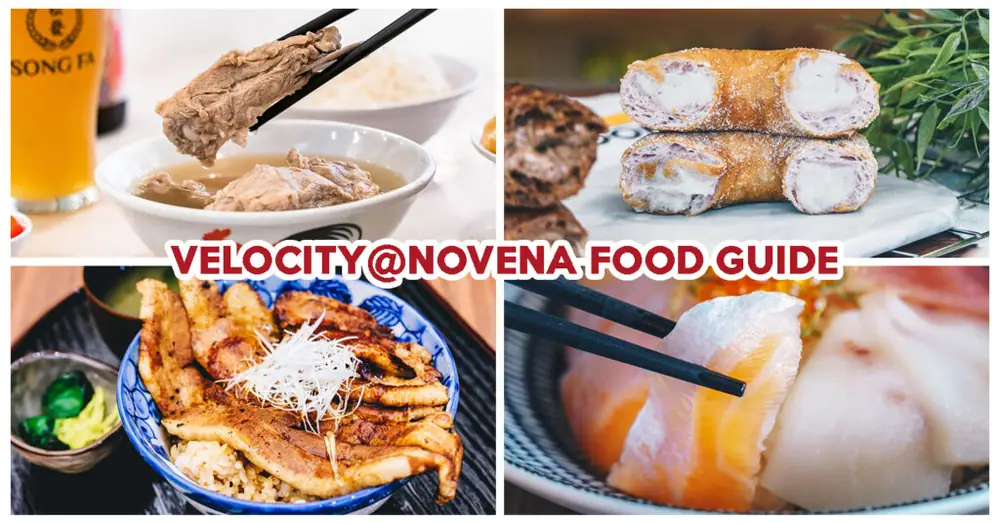 Guía gastronómica de Velocity@Novena Square: 12 lugares para comer, incluyendo Bak Kut Teh y donuts Orh Nee.