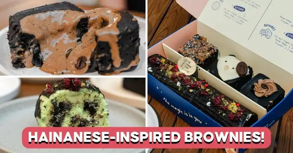 Whiskdom tiene un nuevo brownie de café y un pastel de tronco de pandan kaya, elaborados en colaboración con The Hainan Story
