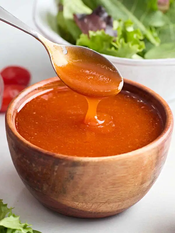 This sweet, tangy French dressing is my favorite childhood classic!