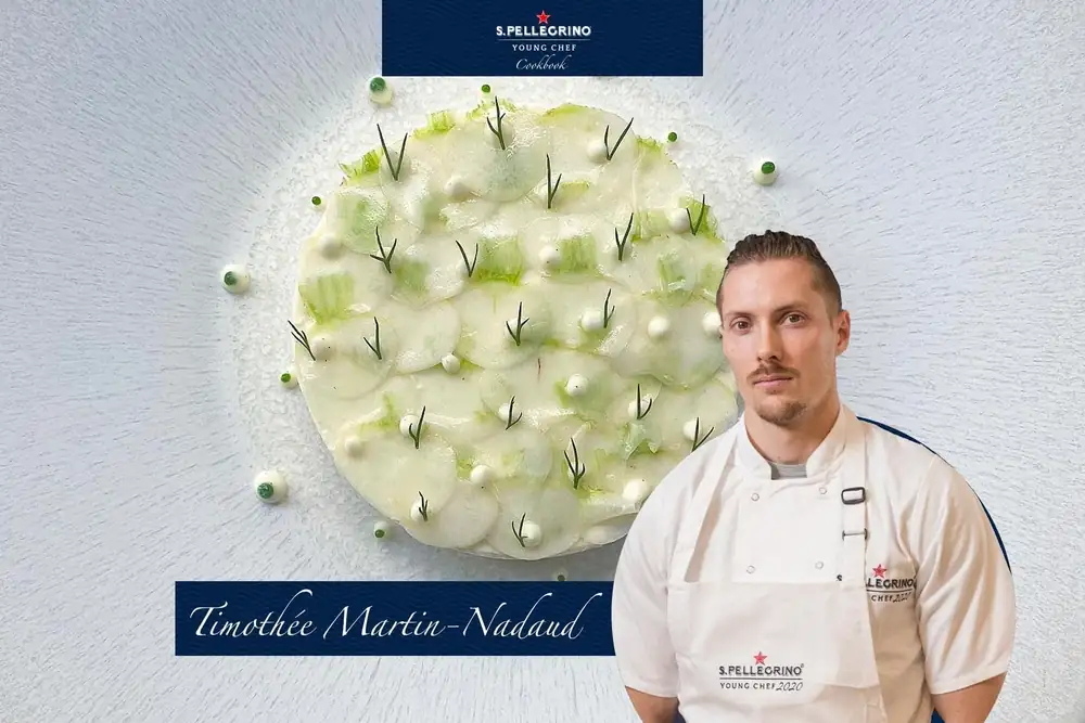 Godefiche - Ceviche of Scallops and Turnip with Vanilla, Coconut and Lime