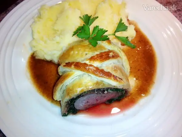 Wild boar wellington
