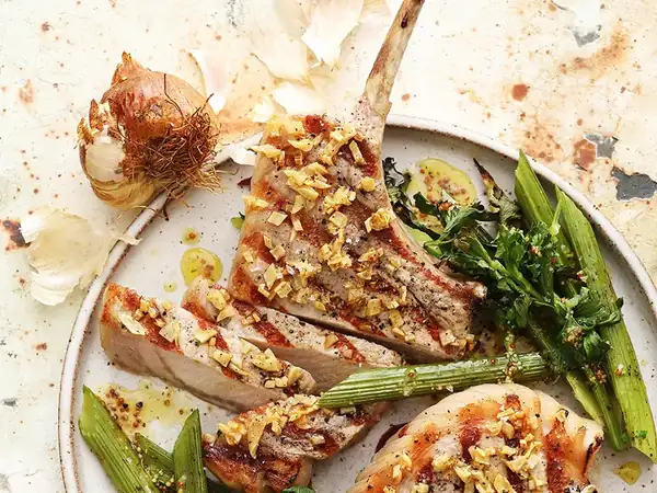 Pyrenean rabbit with cinnamon and garlic