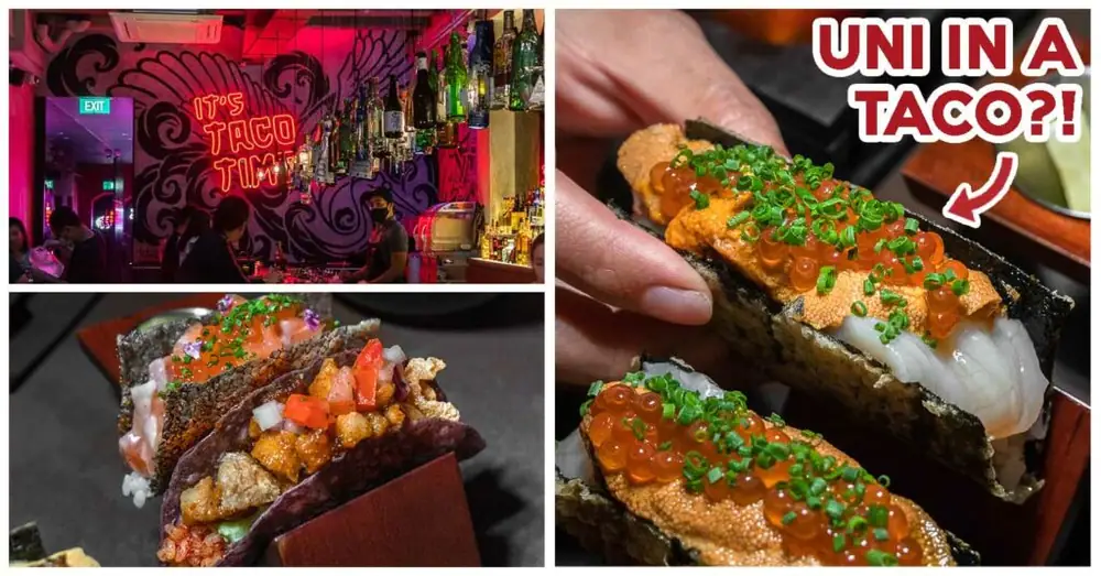 MEZCLA Review: Japanese-Inspired Tacos With Uni And Wagyu In Tanjong Pagar