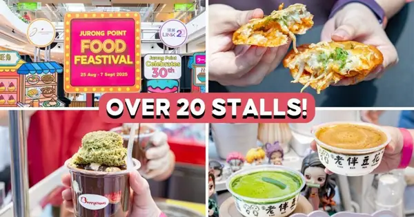 Jurong Point Food Festival Is Back Till 7 Sep—Durian Matcha, Samyang Takoyaki And More