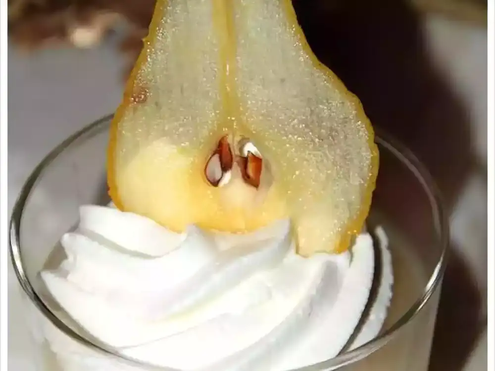 Recipe: Pear, Chantilly Cream, Cardamom, and Crystal Soup