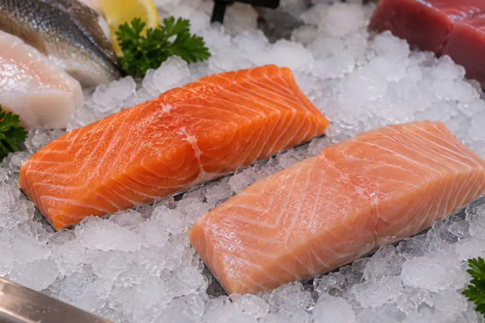 Pinker salmon isn't necessarily better: the color depends on its diet