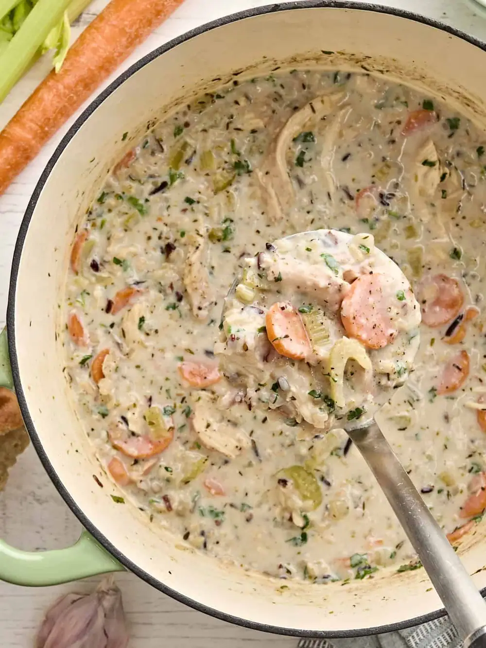 Creamy Chicken and Rice Soup