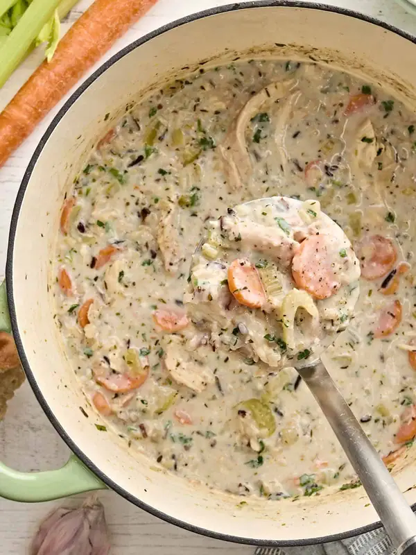 Creamy Chicken and Rice Soup