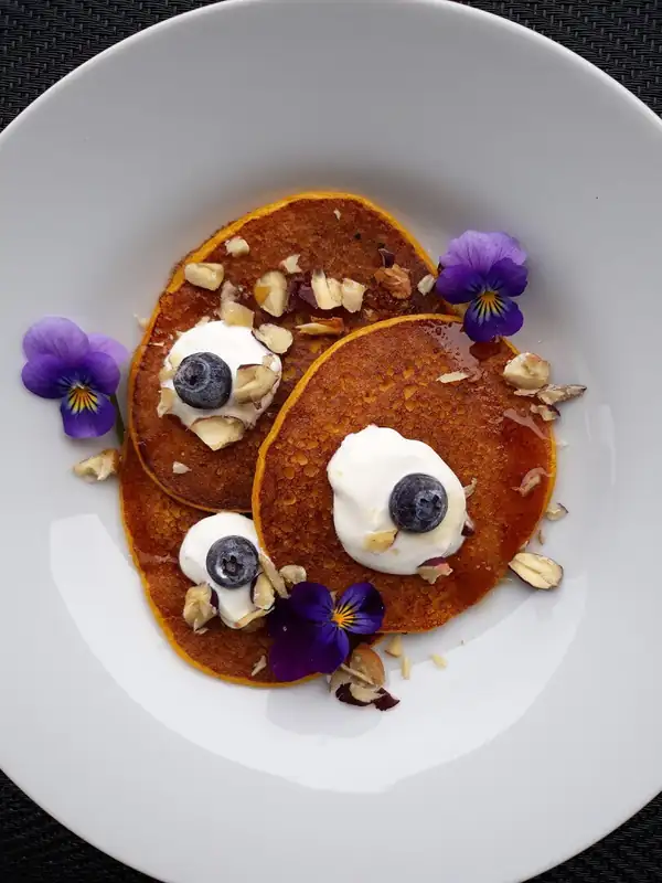 Pumpkin pancakes