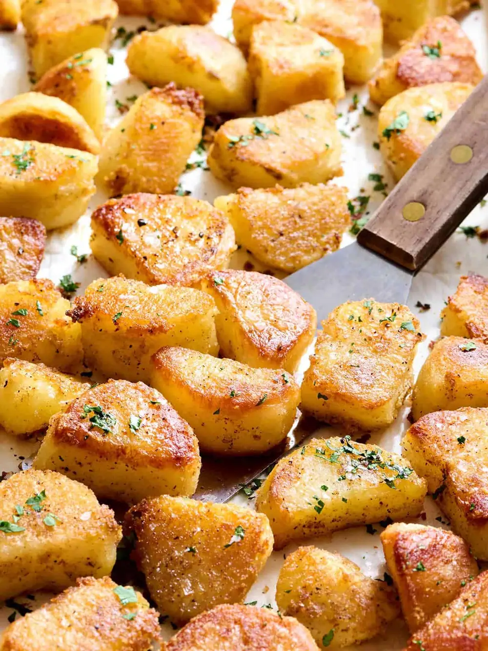 My Secret for Extra Crispy Oven Roasted Potatoes