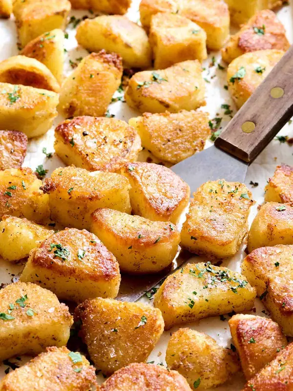 Mi secreto para unas patatas asadas al horno extra crujientes