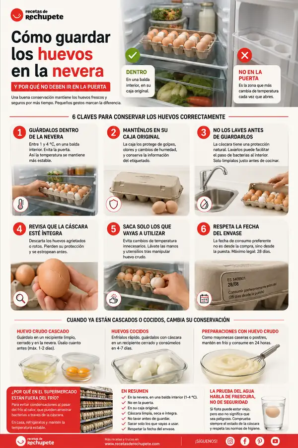 How to store eggs in the refrigerator and why they shouldn't go in the door