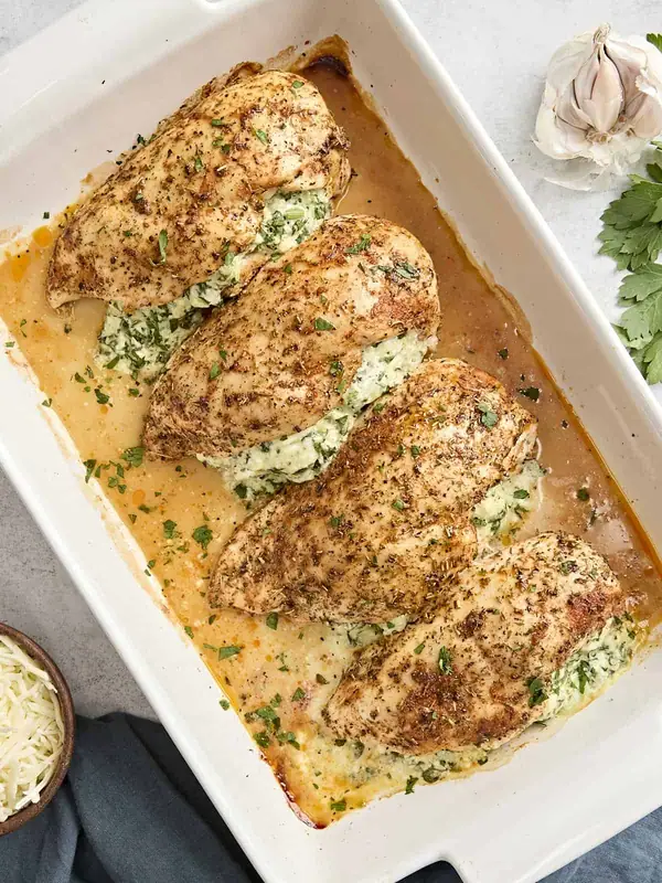 Spinach Stuffed Chicken Breast